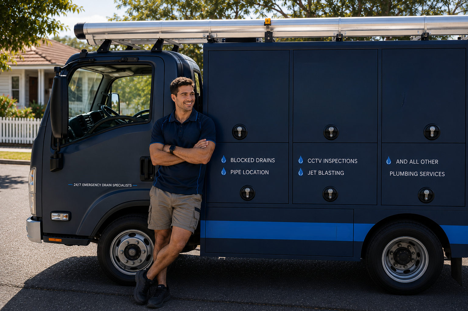 Plumber with Normanhurst Blocked Drains van